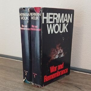War And Remembrance Herman Wouk Vol. 1 & 2 Hardcover Books